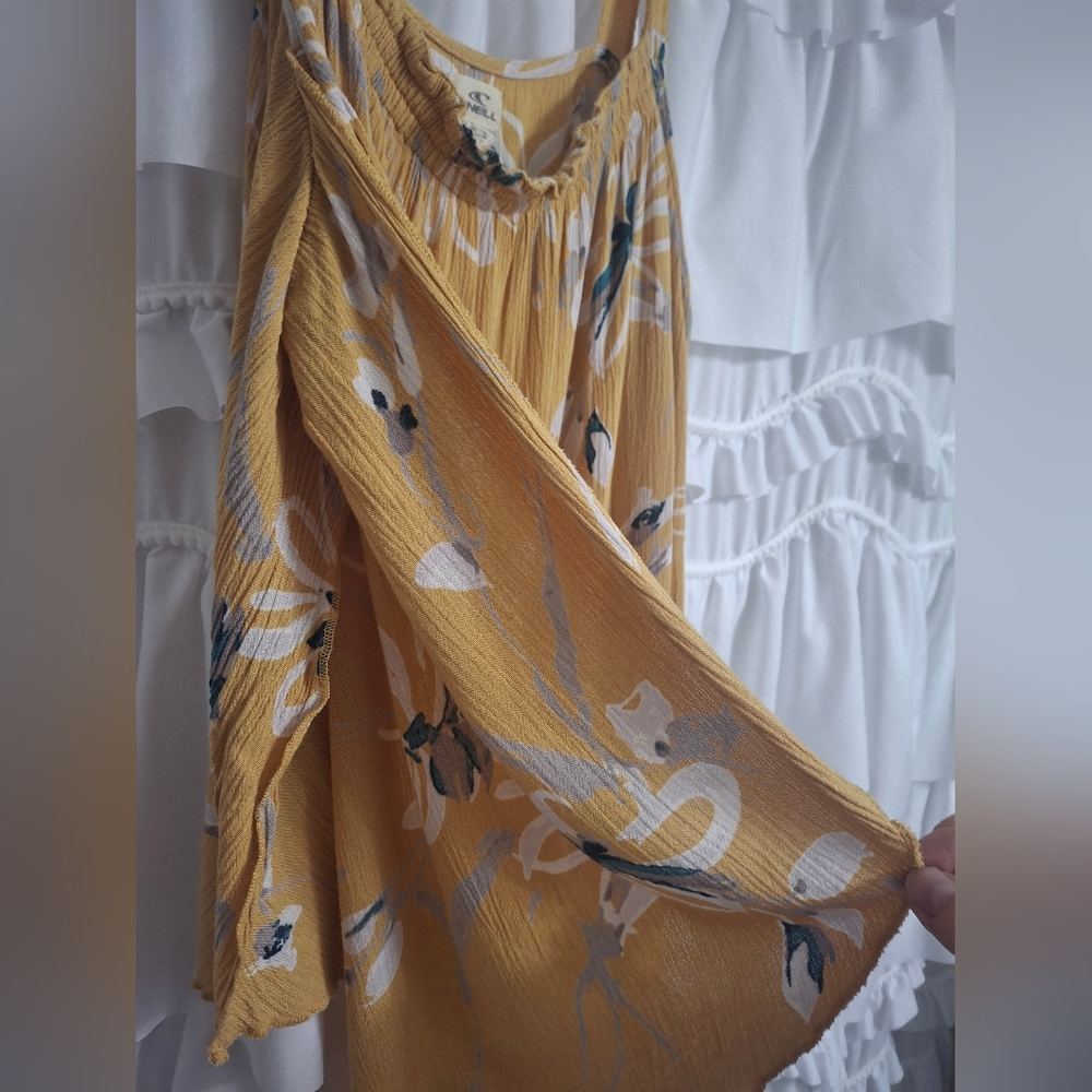 O'Neill Yellow Floral Tank Top - Picture 3 of 7